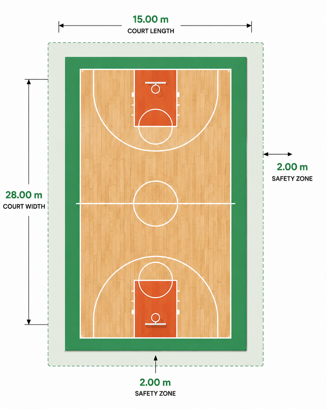 Basketball Court Blueprint